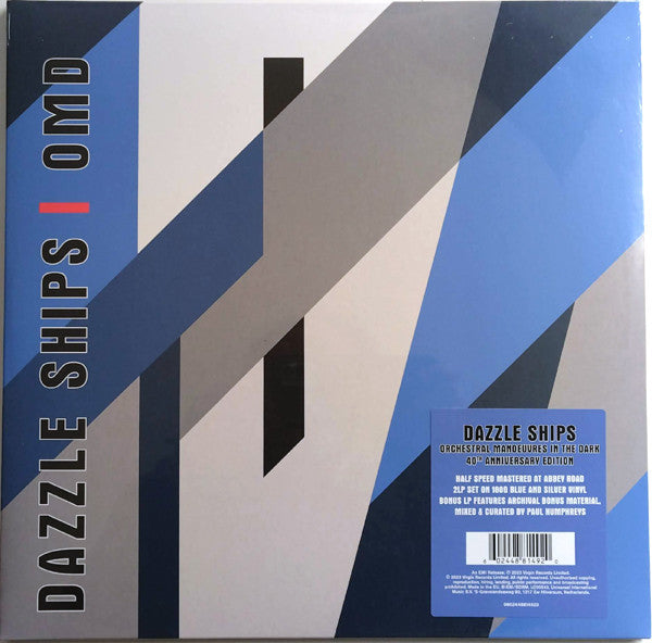 Orchestral Manoeuvres In The Dark : Dazzle Ships (LP, RE, RP, Sil + LP, Blu + Album, Ltd, 40t)