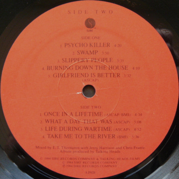 Talking Heads : Stop Making Sense (LP, Album, Ltd)