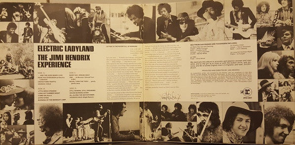 The Jimi Hendrix Experience : Electric Ladyland (2xLP, Album, RE)