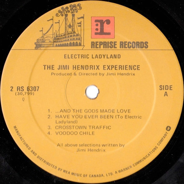 The Jimi Hendrix Experience : Electric Ladyland (2xLP, Album, RE)