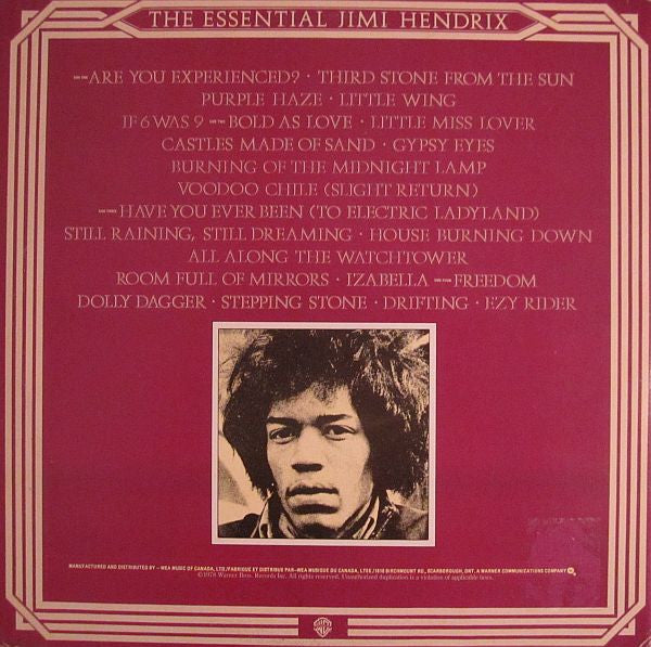 Jimi Hendrix : The Essential Jimi Hendrix (2xLP, Comp, Gat)
