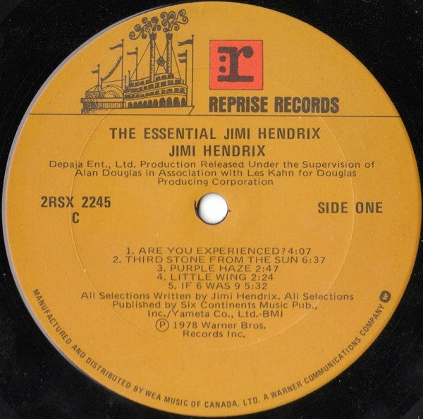 Jimi Hendrix : The Essential Jimi Hendrix (2xLP, Comp, Gat)