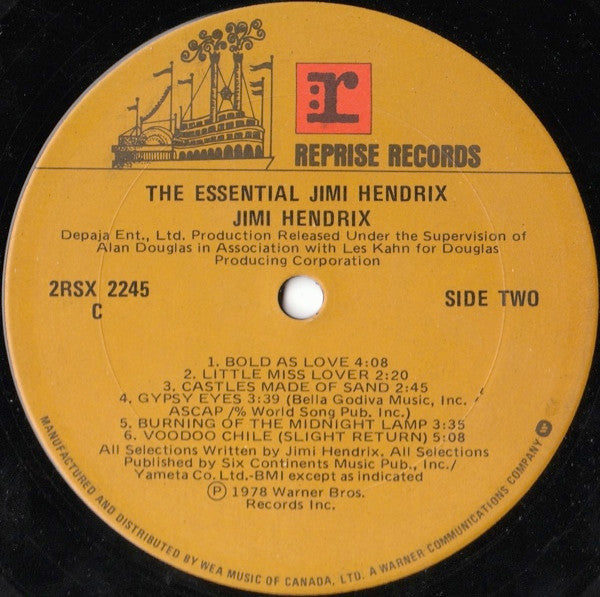 Jimi Hendrix : The Essential Jimi Hendrix (2xLP, Comp, Gat)