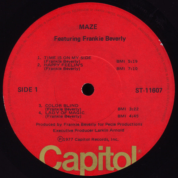 Maze Featuring Frankie Beverly : Maze Featuring Frankie Beverly (LP, Album)