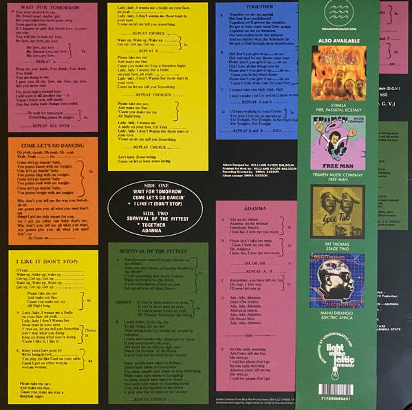 Maxwell Udoh : Survival Of The Fittest (LP, Album, RSD, Ltd, RE)