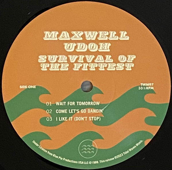 Maxwell Udoh : Survival Of The Fittest (LP, Album, RSD, Ltd, RE)