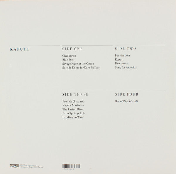 Destroyer (4) : Kaputt (2xLP, Album)