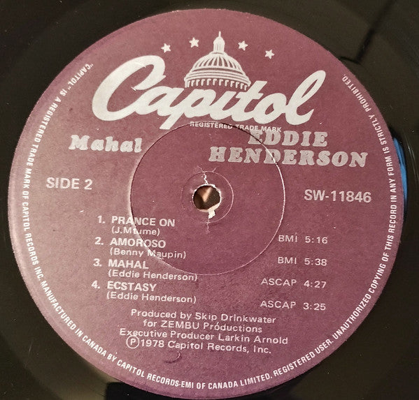 Eddie Henderson : Mahal (LP, Album)