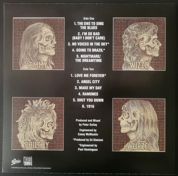 Motörhead : 1916 (LP, Album, RE)