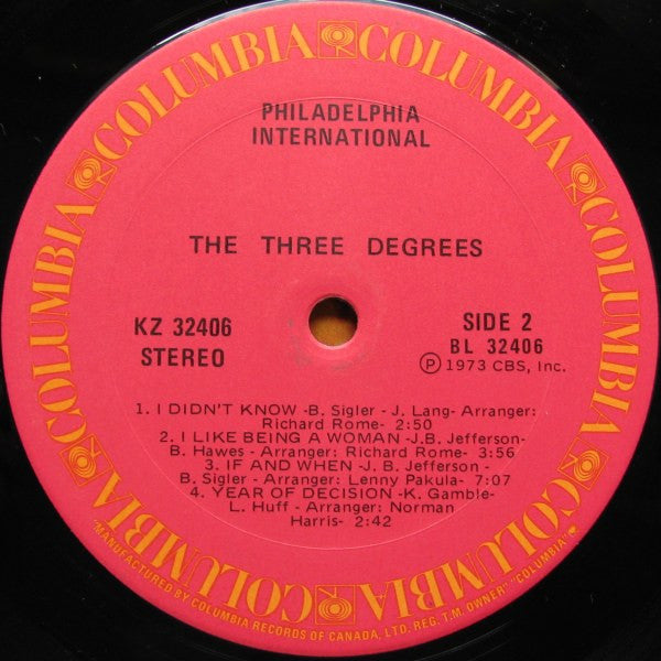 The Three Degrees : The Three Degrees (LP, Album)
