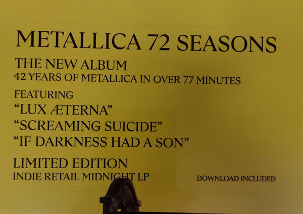 Metallica : 72 Seasons (2xLP, Album, Ltd, Vio)