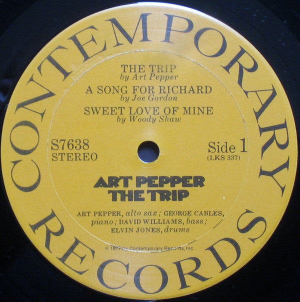 Art Pepper : The Trip (LP, Album)