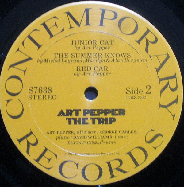 Art Pepper : The Trip (LP, Album)