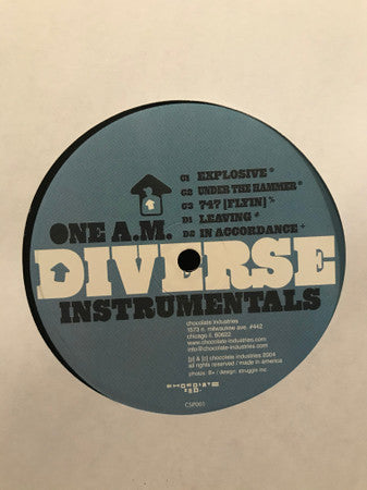 Diverse : One A.M. (Instrumentals) (2xLP, Ltd)