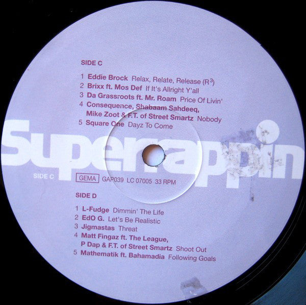 Various : Superrappin (The Album) (2xLP, Comp, Gat)