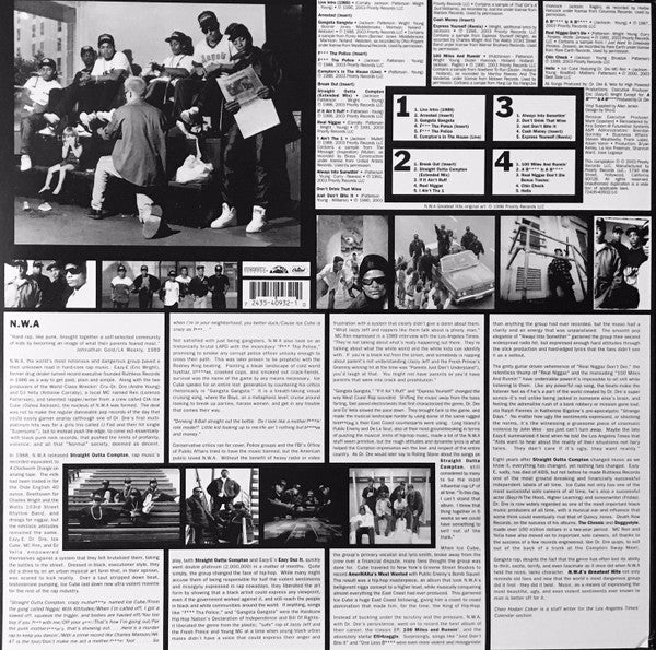 N.W.A. : Greatest Hits (2xLP, Comp)