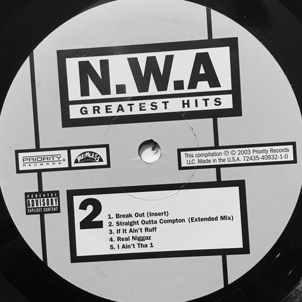 N.W.A. : Greatest Hits (2xLP, Comp)