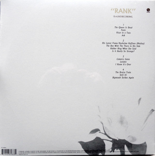 The Smiths : Rank (2xLP, Album, RE, RM, Gat)