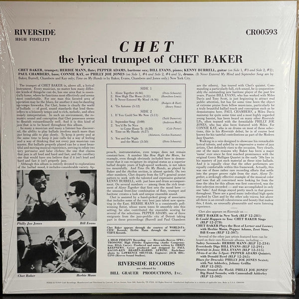 Chet Baker : Chet (LP, Album, RSD, Mono, Ltd, RE, 180)