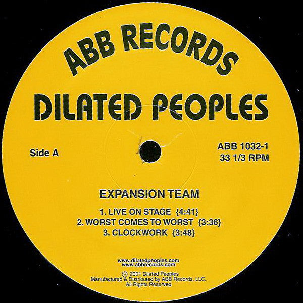 Dilated Peoples : Expansion Team (3xLP, Album)