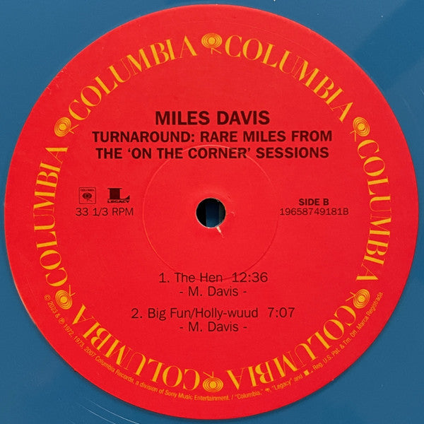Miles Davis : Turnaround: Rare Miles From The Complete On The Corner Sessions (LP, RSD, Comp, Ltd, Sky)