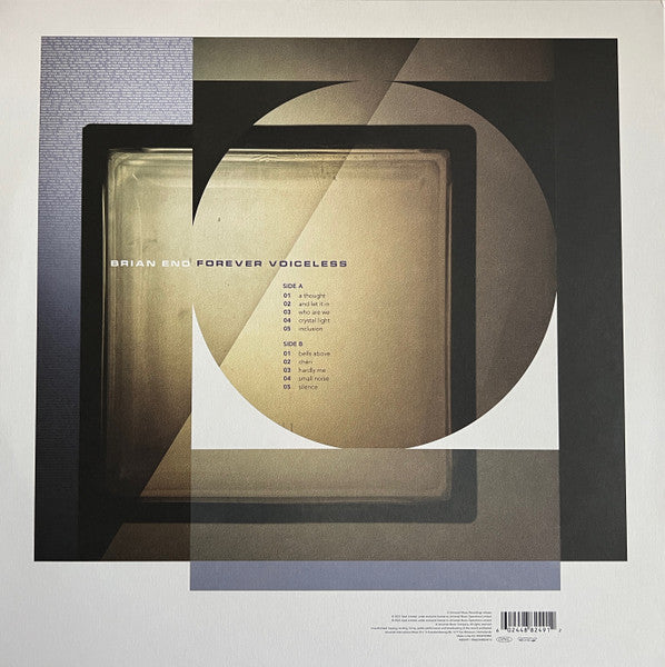Brian Eno : Forever Voiceless (LP, Album, RSD, Ltd, Cle)