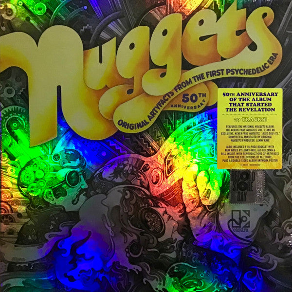 Various : Nuggets (Original Artyfacts From The First Psychedelic Era) (50th Anniversary) (Box, RSD, Comp, 50t + 2xLP, Album, Comp, Mono, RE )