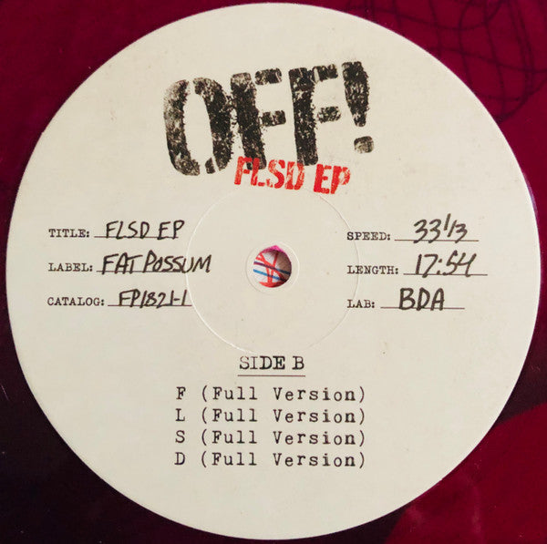 OFF! : FLSD EP (12", EP, RSD, Mag)