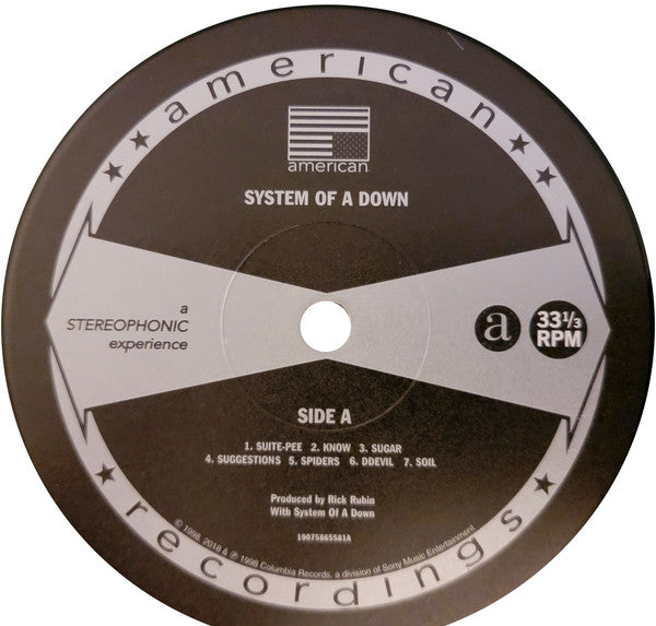System Of A Down : System Of A Down (LP, Album, RE)
