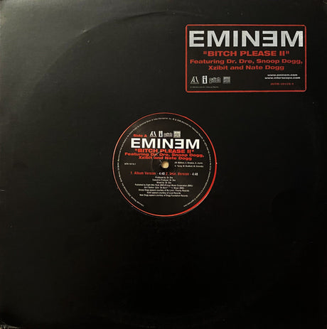 Eminem Featuring Dr. Dre, Snoop Dogg, Xzibit And Nate Dogg : Bitch Please II (12", Single)