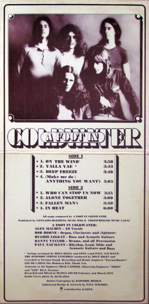 A Foot In Coldwater : A Foot In Coldwater (LP, Album, Smi)
