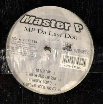 Master P : MP Da Last Don (3xLP, Album)