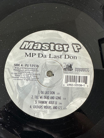Master P : MP Da Last Don (3xLP, Album)