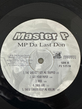 Master P : MP Da Last Don (3xLP, Album)