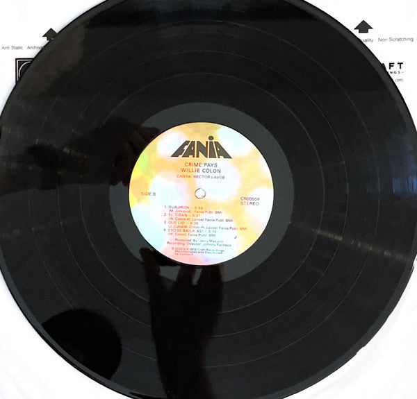 Willie Colón Canta Hector Lavoe : Crime Pays (LP, Comp, RE, Gat)