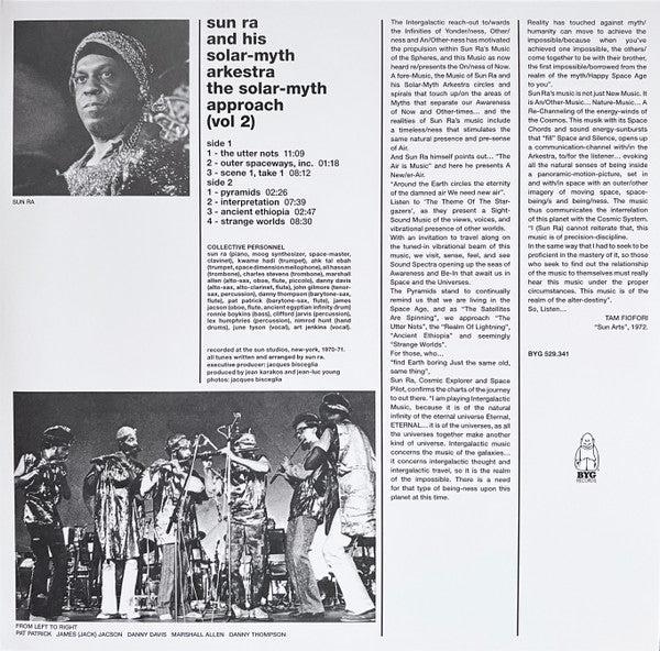 The Sun Ra Arkestra : The Solar-myth Approach (Vol 2) (LP, Album, Ltd, RE, RM, 180)