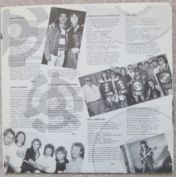 Honeymoon Suite : The Singles (LP, Comp)