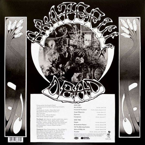 The Grateful Dead : American Beauty (LP, Album, RE, RM, RP, Whi)