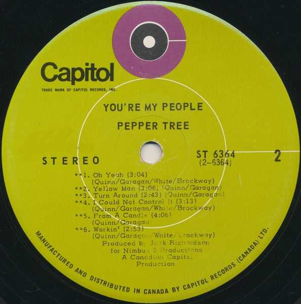 Pepper Tree : You're My People (LP, Album)