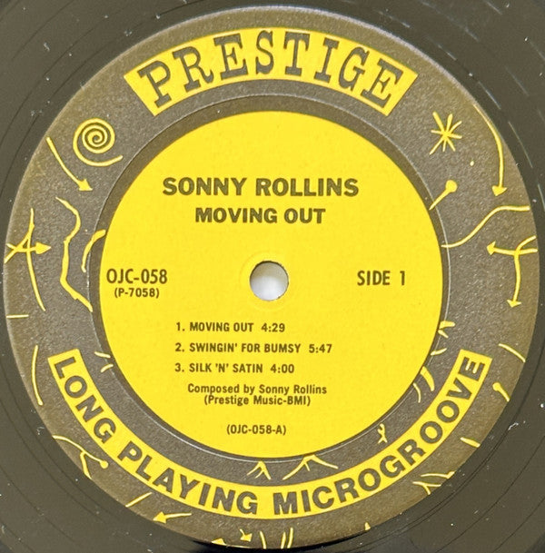 Sonny Rollins : Moving Out (LP, Album, RE, Pit)