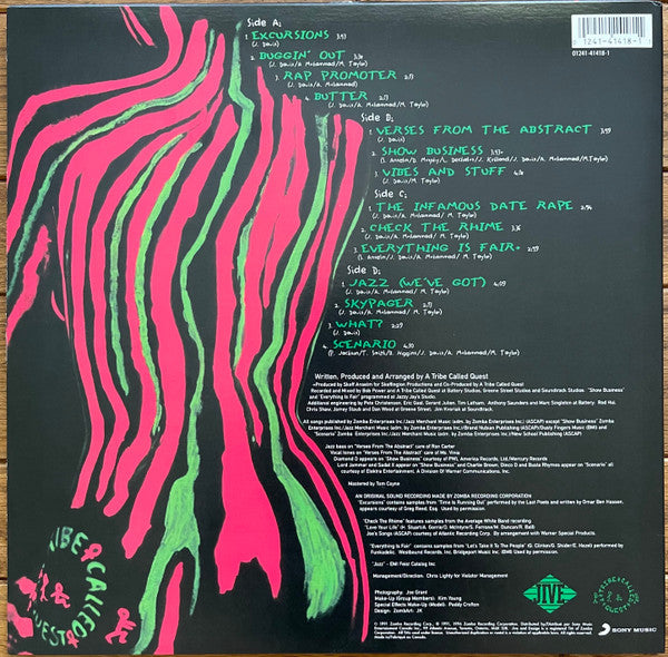 A Tribe Called Quest : The Low End Theory (2xLP, Album, RE, RM, B&W)