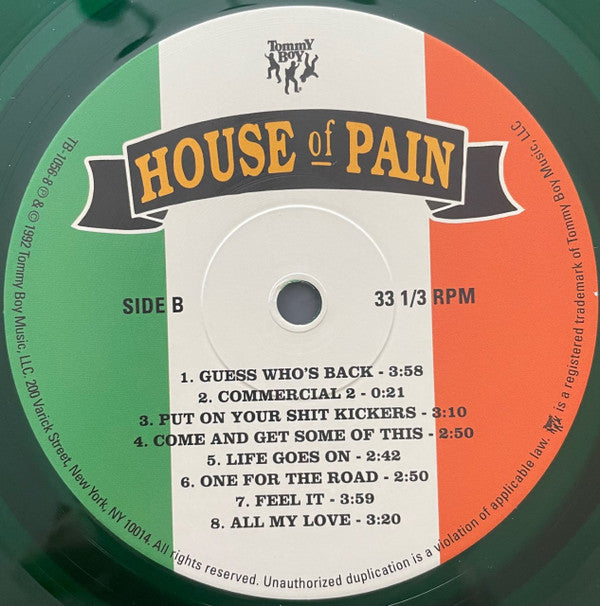 House Of Pain : House Of Pain (Fine Malt Lyrics) (LP, Album, Club, Ltd, Num, RE, Gre)