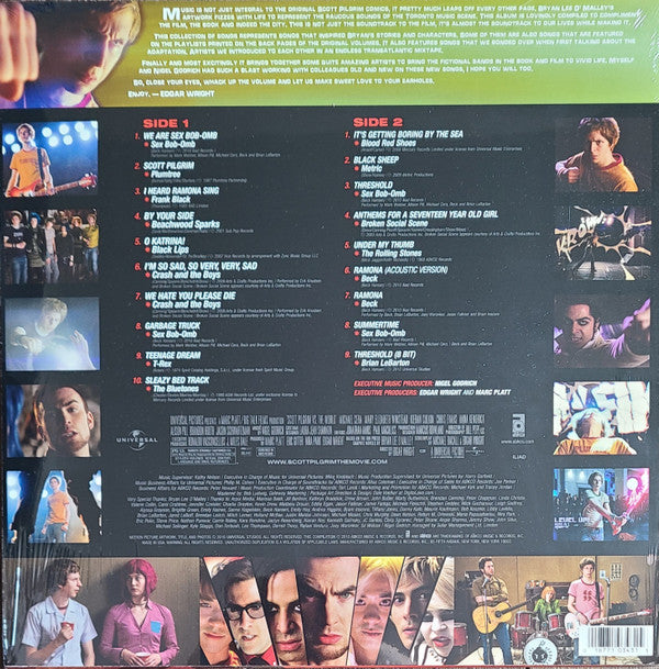 Various : Scott Pilgrim Vs. The World (Original Motion Picture Soundtrack) (LP, Comp, RE, Red)