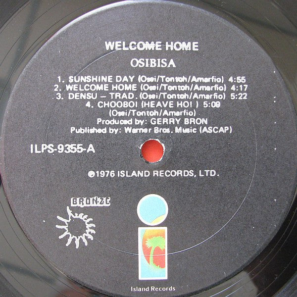 Osibisa : Welcome Home (LP, Album)