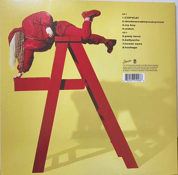 Billie Eilish : Dont Smile At Me (12", EP, RE, Bla)