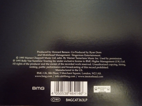 Motörhead : Sacrifice (LP, Album, RE)