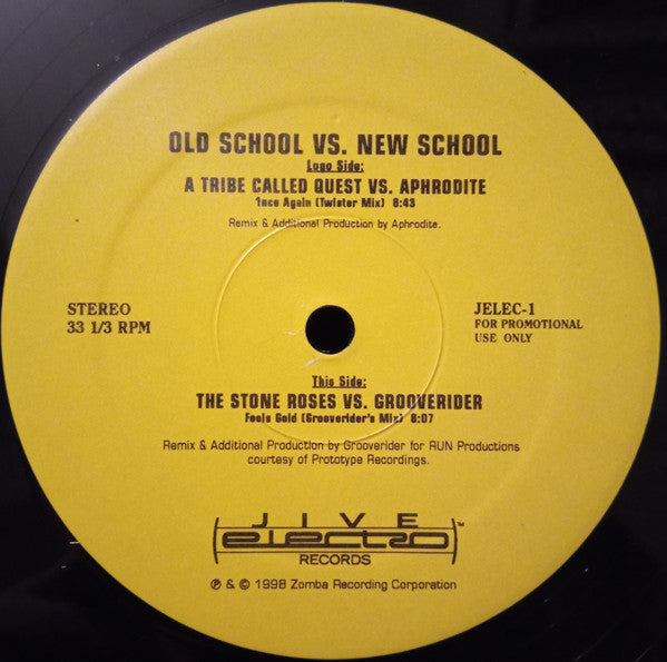A Tribe Called Quest Vs. Aphrodite / The Stone Roses Vs. Grooverider : Old School Vs. New School (12", Promo)