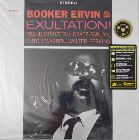 Booker Ervin : Exultation! (LP, Album, RE, 180)