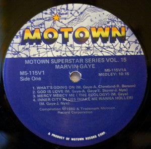 Marvin Gaye : Motown Superstar Series Volume 15 (LP, Comp)