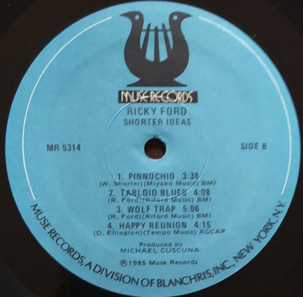 Ricky Ford : Shorter Ideas (LP, Album)